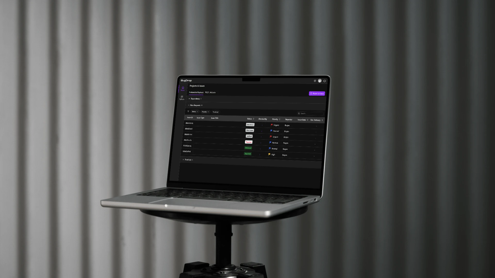 BugDrop — screen 1 of 2